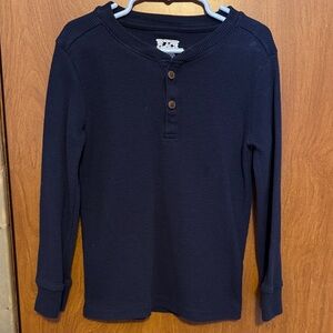 The Children's Place Dark Blue Long Sleeve Henley